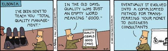 Dilbert on data quality