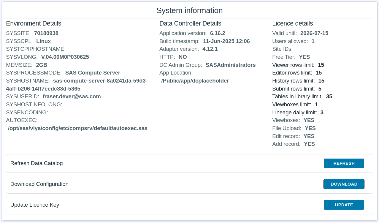 /dc/docs.datacontroller.io/raw/commit/38045f9ba67834c679e4fe73f99668dc023543c6/docs/img/admininfo.png